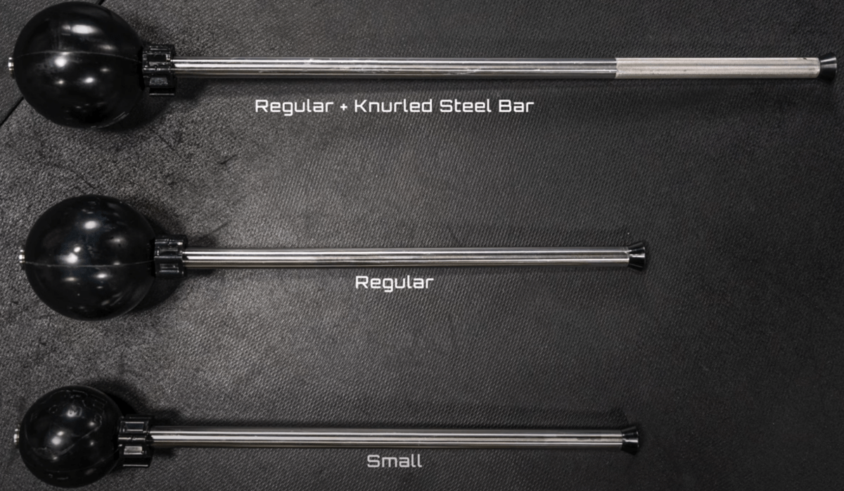 Knurled Extension Bar – 10 - Inch Stainless Steel Extension for the RUNCLUB - Core Bomb