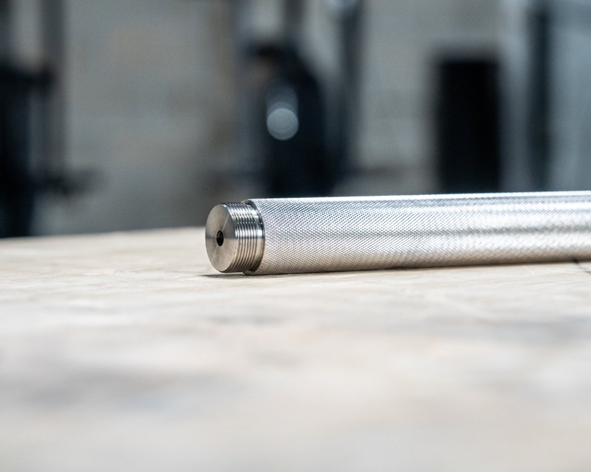 Knurled Extension Bar – 10 - Inch Stainless Steel Extension for the RUNCLUB - Core Bomb