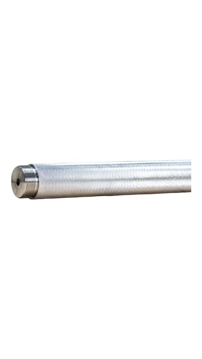 Knurled Extension Bar – 10 - Inch Stainless Steel Extension for the RUNCLUB - Core Bomb